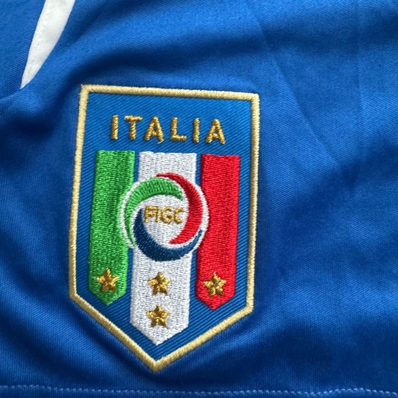FIGC Italia Shorts Rep Puma Men’s ‘14/‘15 National Football Blue Away Size: XXL - Picture 3 of 6